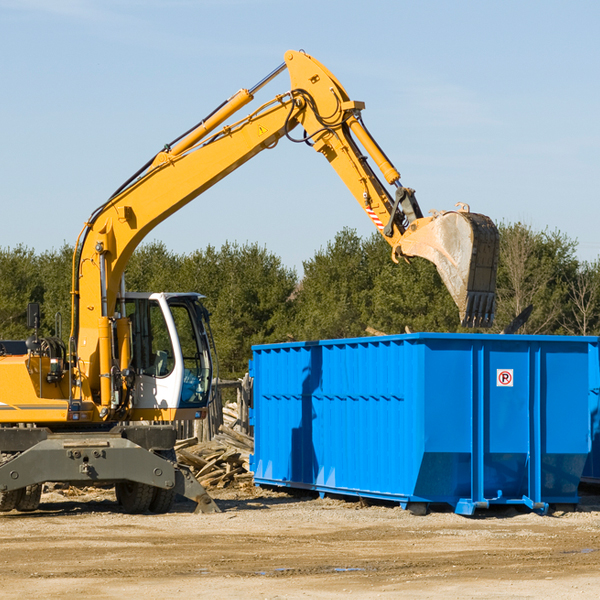 can i request a rental extension for a residential dumpster in Amity